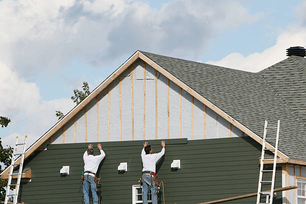 Professional Siding Repair technician working in Burlington, OH